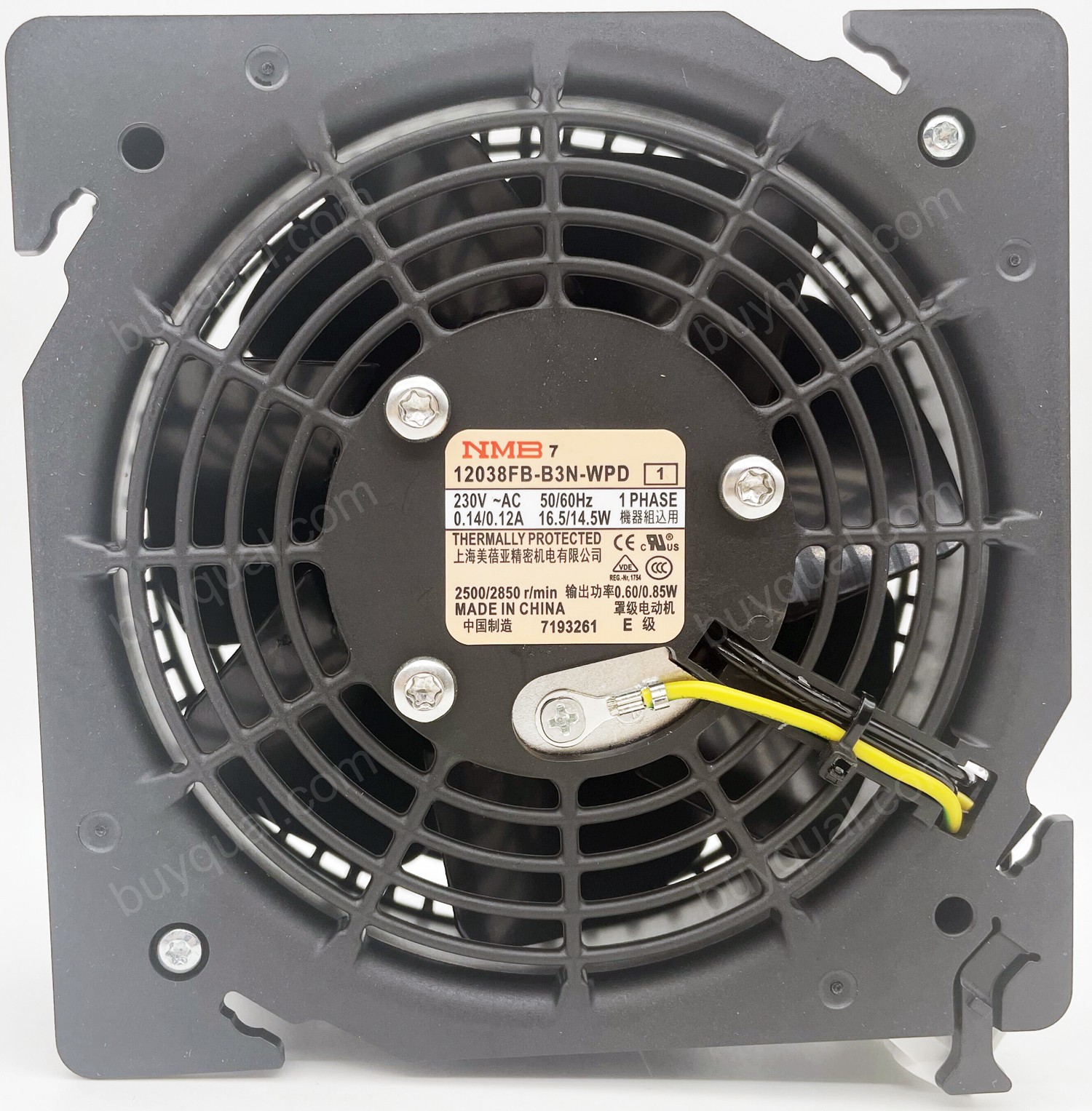NMB 12038FB-B3N-WPD 230V 0.14/0.12A 16.5/14.5W  Cooling Fan - Original New