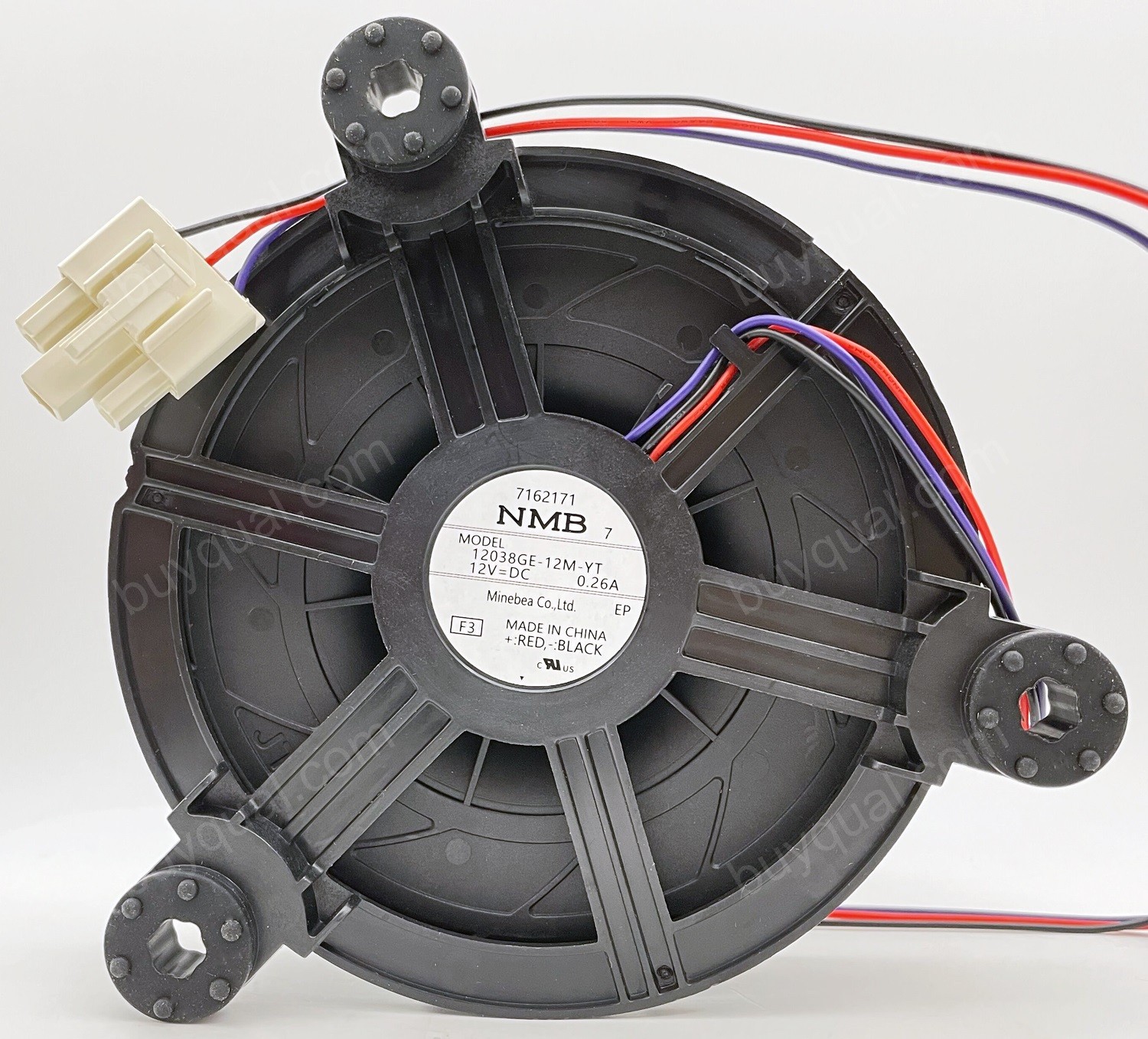 NMB 12038GE-12M-YT 12V 0.26A 3wires Cooling Fan 