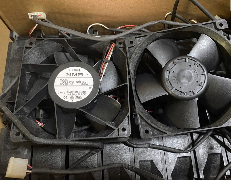 NMB 12038VA-12R-EU 12V 3.60A 3wires Cooling Fan