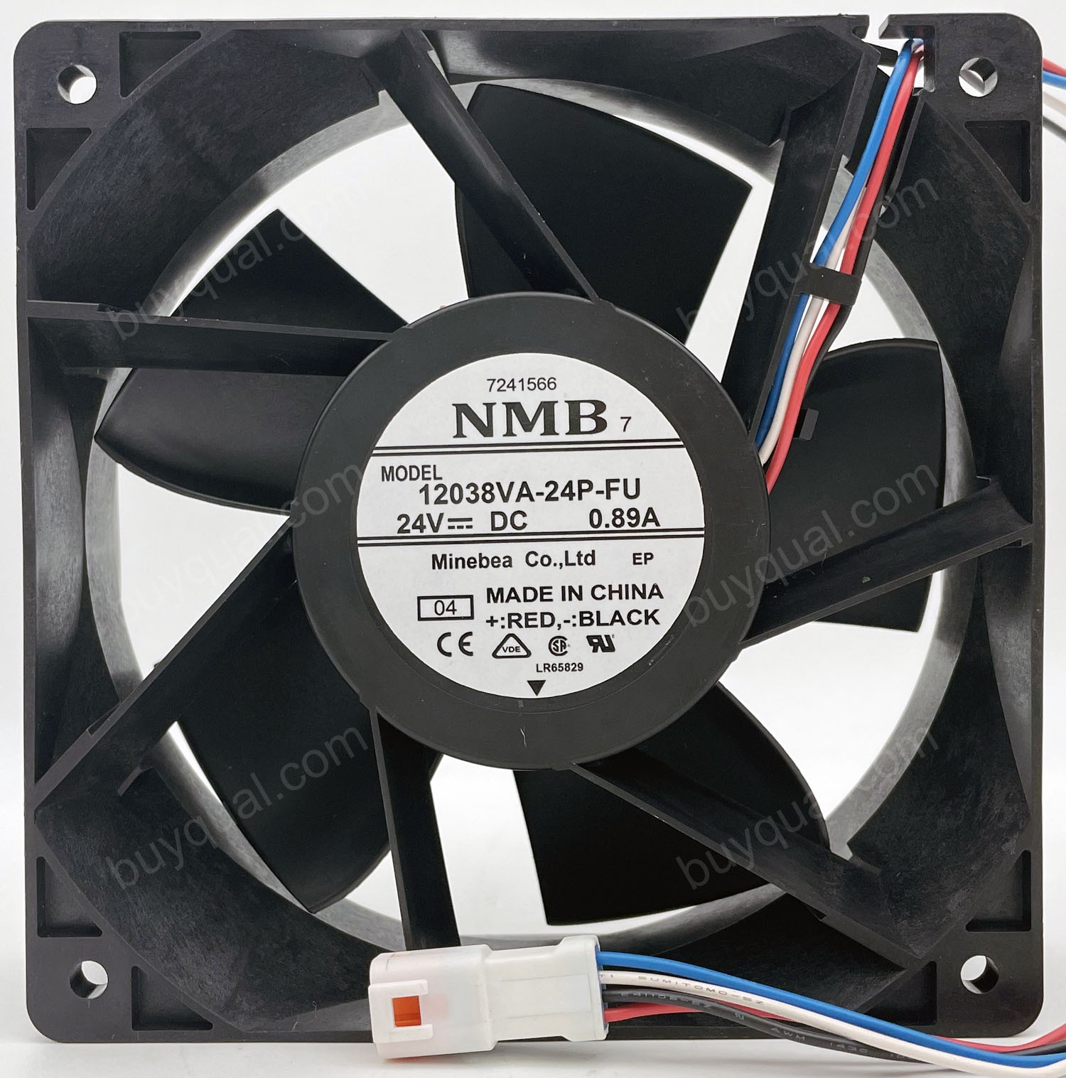 NMB 12038VA-24P-FU 24V 0.89A 4wires Cooling Fan 