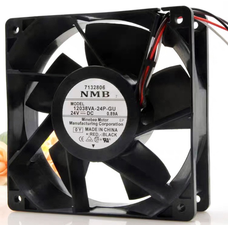NMB 12038VA-24P-GU 24V 0.89A 4wires Cooling Fan 