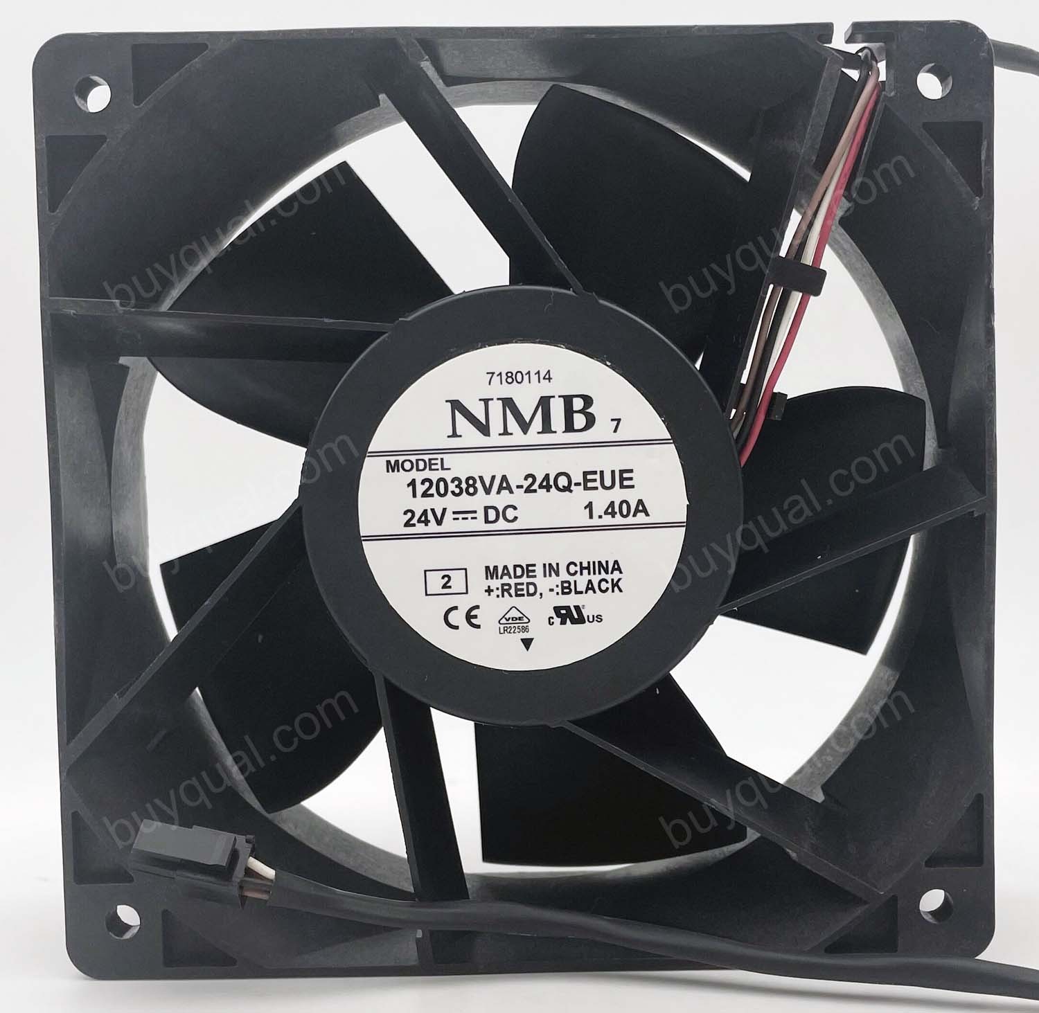 NMB 12038VA-24Q-EUE 24V 1.40A 4wires Cooling Fan 