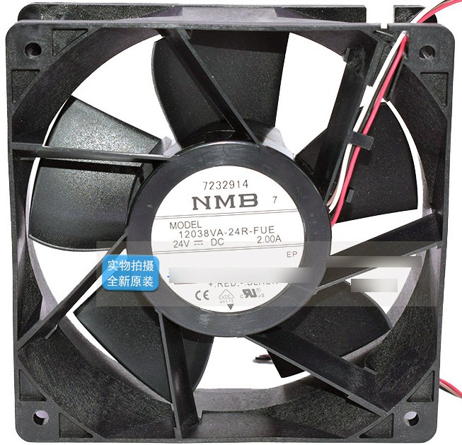NMB 12038VA-24R-FUE 24V 2A 4wires Cooling Fan