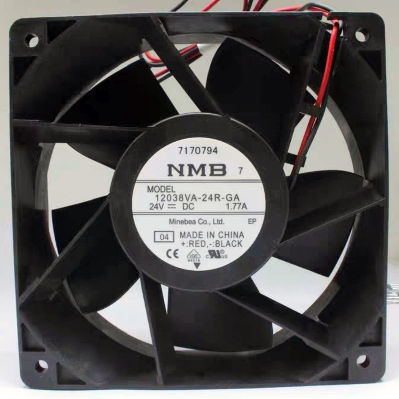 NMB 12038VA-24R-GA 24V 1.77A 2 wires Cooling Fan - Waterproof