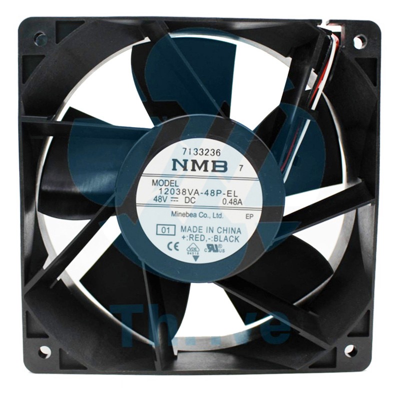 NMB 12038VA-48P-EL 48V 0.48A 3 wires Cooling Fan