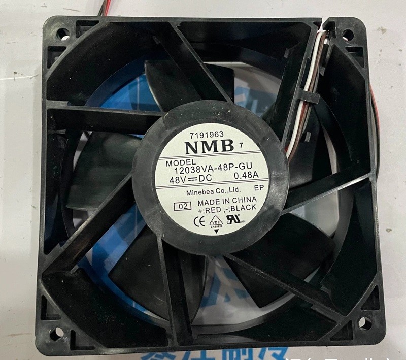 NMB 12038VA-48P-GU 48V 0.48A 4wires cooling fan - IP68