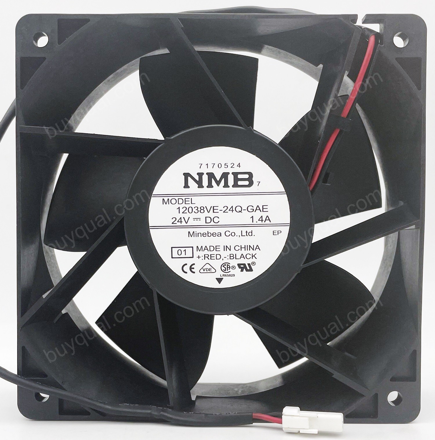 NMB 12038VE-24Q-GAE 24V 1.4A  2wires Cooling Fan - Original New