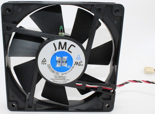 JMC 1225-12HB 12V 0.75A 3 wires Cooling Fan
