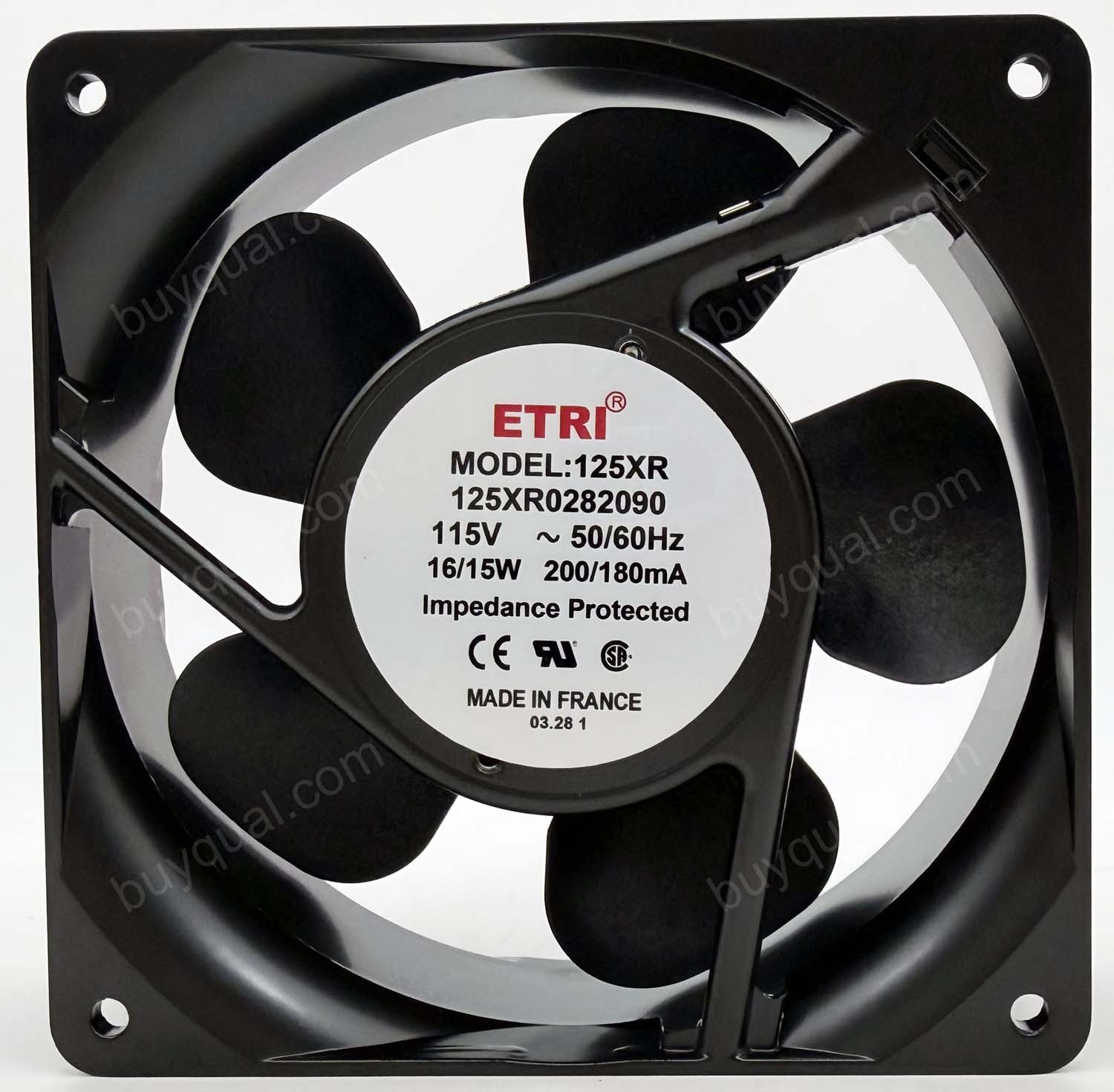 ETRI 125XR0282090 115V 16/15W Cooling Fan - New