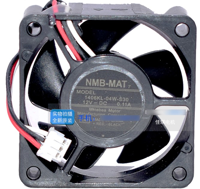 NMB 1406KL-04W-S30 12V 0.11A 3wires Cooling Fan 