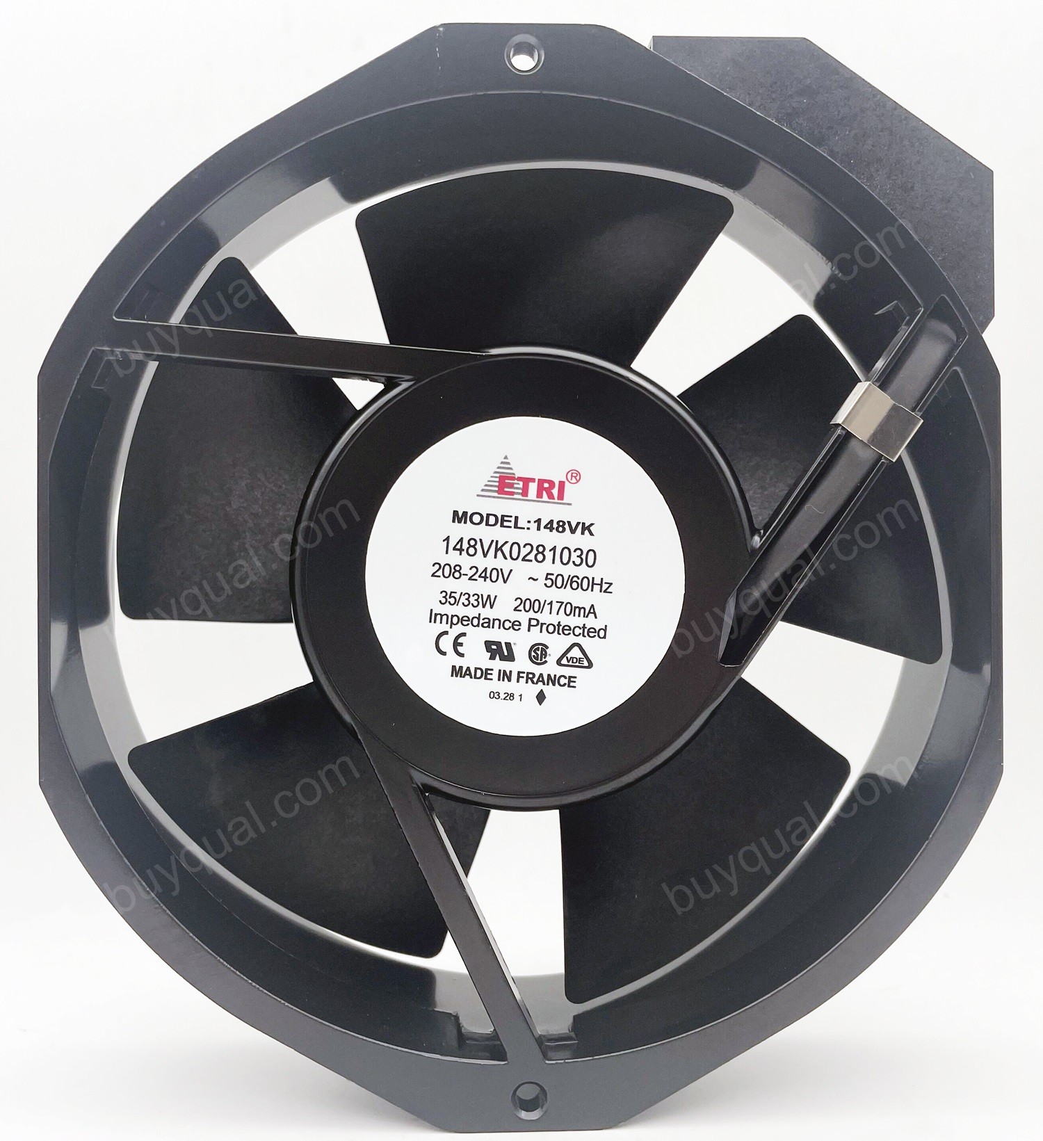 ETRI 148VK0281030 208-240V 35/33W Cooling Fan - New