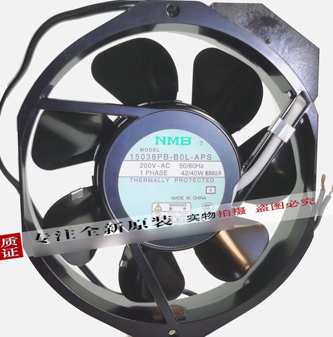 NMB 15038PB-B0L-APS 200V 42/40W 2wires Cooling Fan - Original New