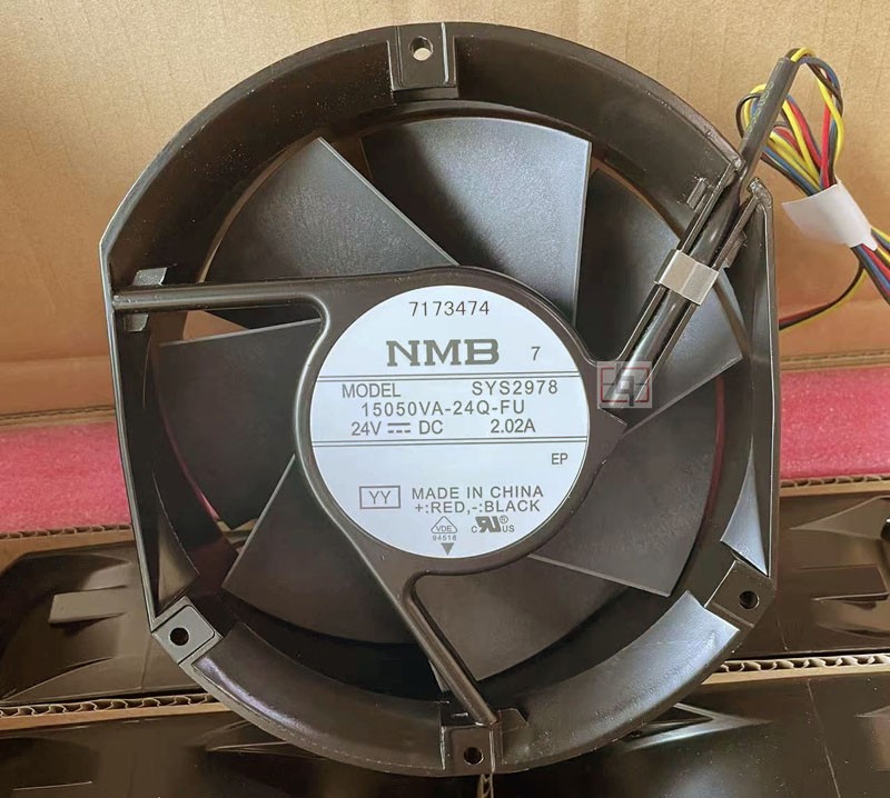 NMB 15050VA-24Q-FU 24V 2.02A 4wires Cooling Fan