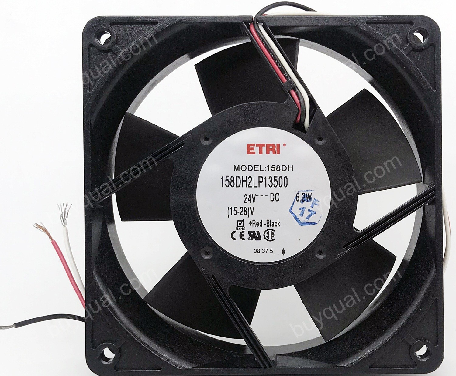 ETRL 158DH2LP13500 24V 6.2W 3wires Cooling Fan 