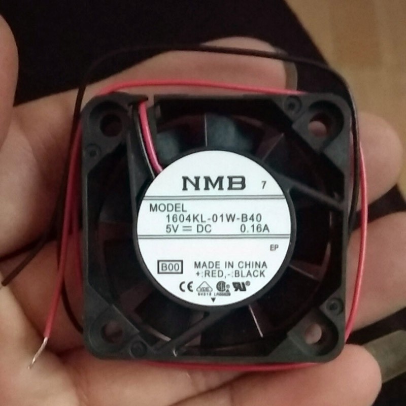 NMB 1604KL-01W-B40 1604KL-01W-B40-B00 5V 0.16A 0.8W 2wires Cooling Fan