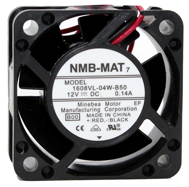 NMB 1608VL-04W-B50 12V 0.14A 2wires Cooling Fan