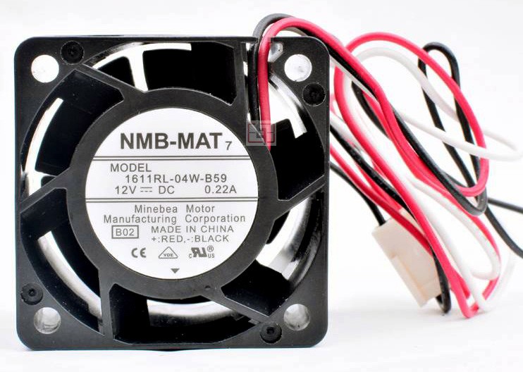 NMB 1611RL-04W-B59 12V 0.22A 3wires Cooling Fan