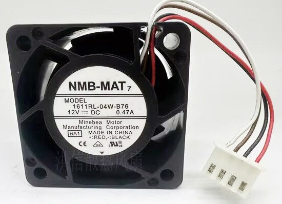 NMB 1611RL-04W-B76 12V 0.47A 4wires cooling fan