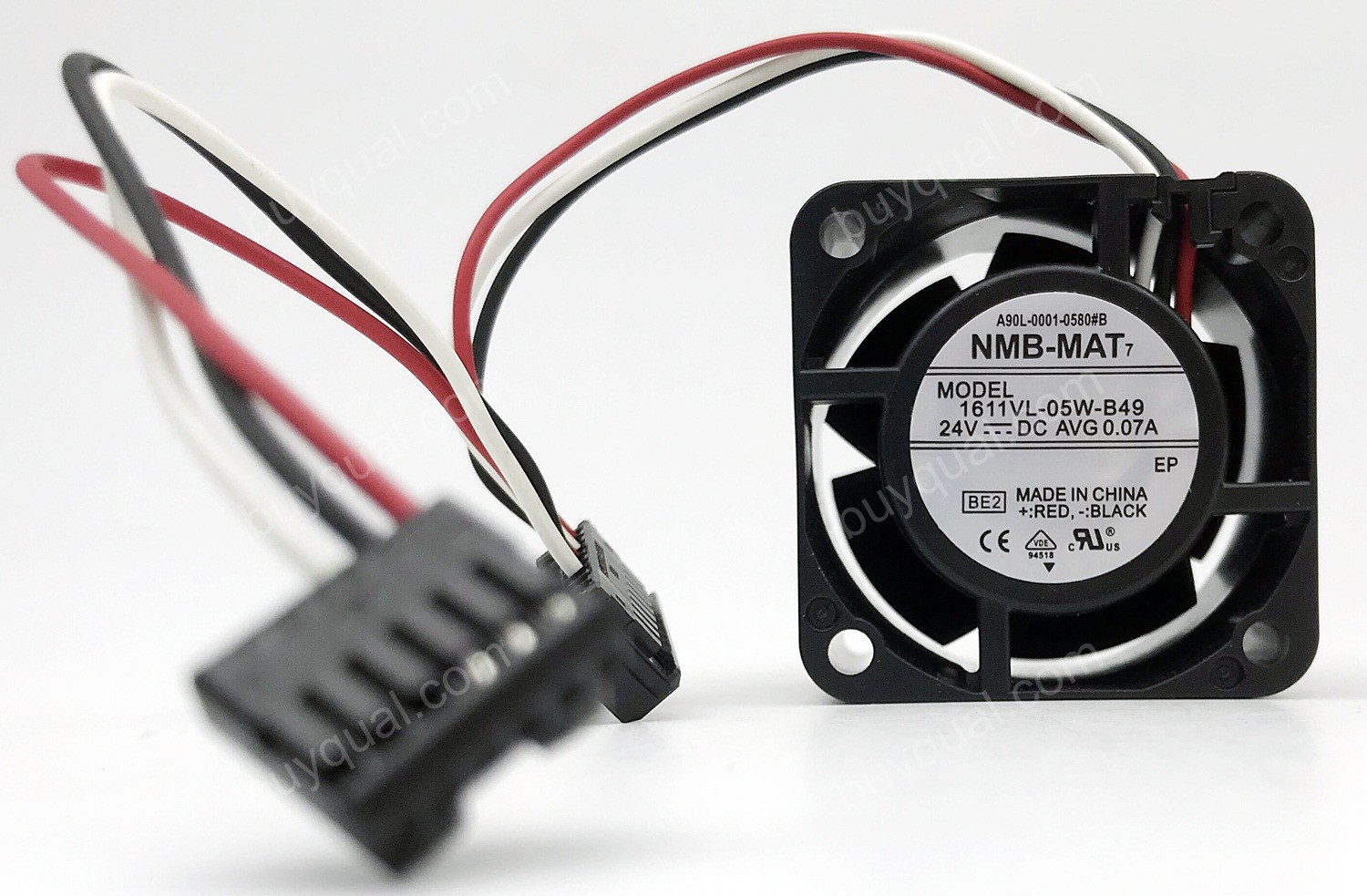 NMB/FANUC 1611VL-05W-B49 A90L-0001-0580#B 24V 0.07A 3wires cooling fan - Special plug