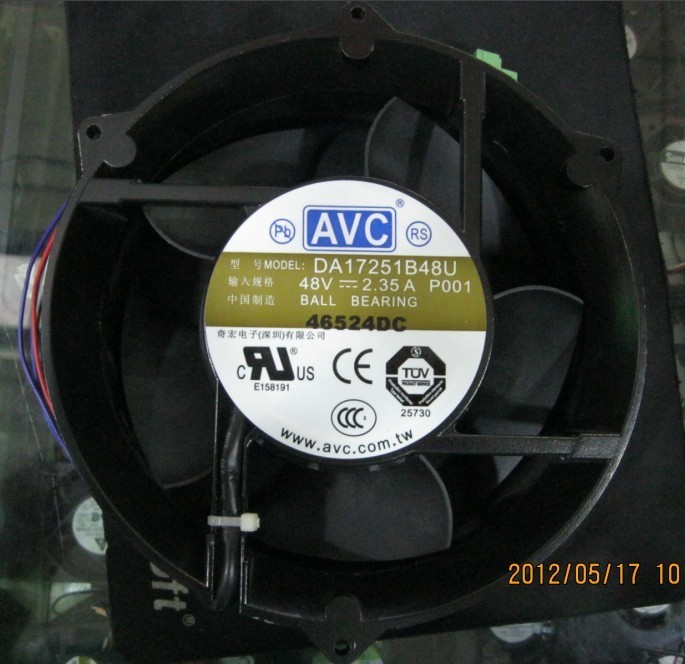 AVC DA17251B48U 48V 2.35A 4wires Cooling Fan