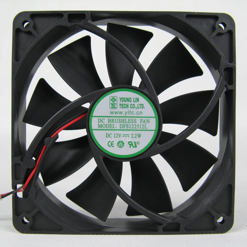 YOUNG LIN DFS122512L 12V 2.2W Cooling Fan