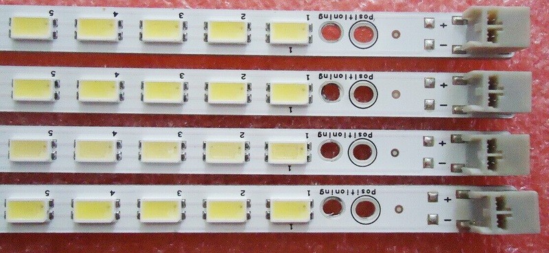 Sharp 2011SSP60_80_GD_rev0 GM0136TPZZ LED Light Strips for LCD-60LX830 LCD-60LX530A - 4 Strip