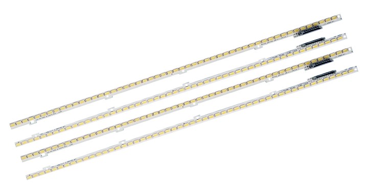 Samsung 2011SVS60 V2 RIGHT52 REV0.1 110323 /  2011SVS60 V2 LEFT52 REV0.1 LED Backlight Strips/Bars -  4 Strips