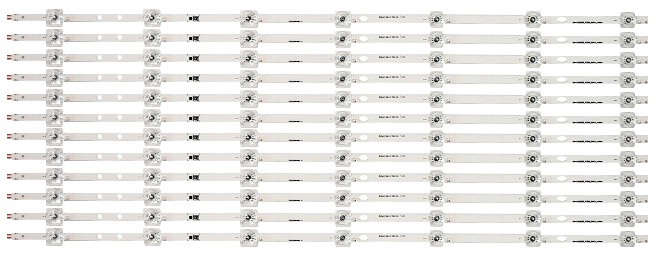 TCL 2014CURVED55_FCOM9 SAMSUNG_2014CURVED55_FCOM9_REV1.0_140820 LED Backlight Strips - 12 Strips