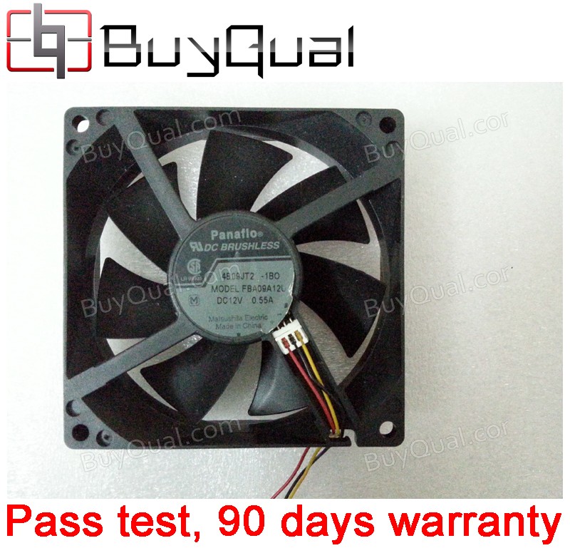 Panaflo FBA09A12U 12V 0.55A 3wires Cooling Fan -- Used/ Refurbished