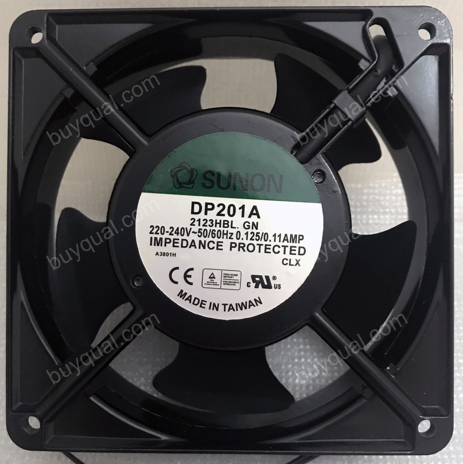SUNON DP201A 2123HBL.GN 2123HSL.GN 220/240V 0.125/0.11A 2 Wires Cooling Fan