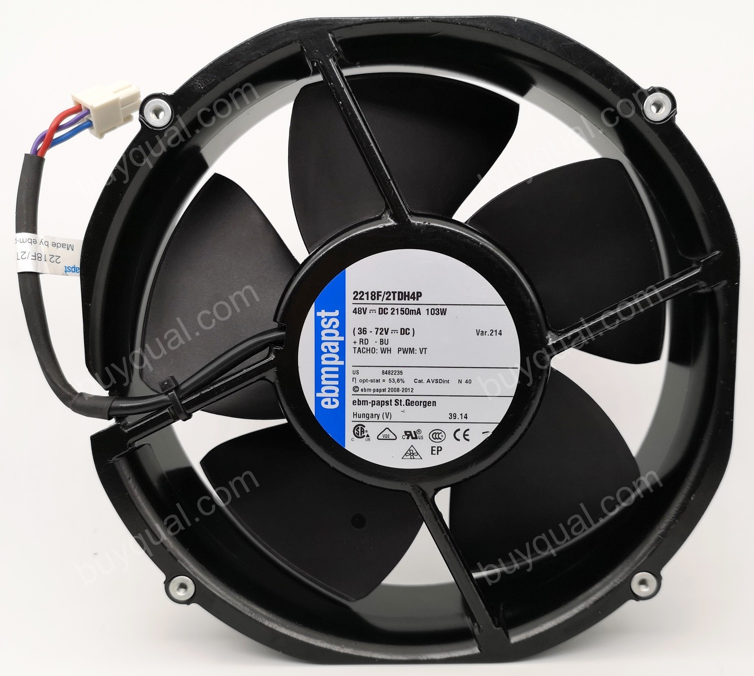 Ebmpapst 2218F/2TDH4P 2218F/2TDH4PR 48V 2150mA 103W 4wires Cooling Fan
