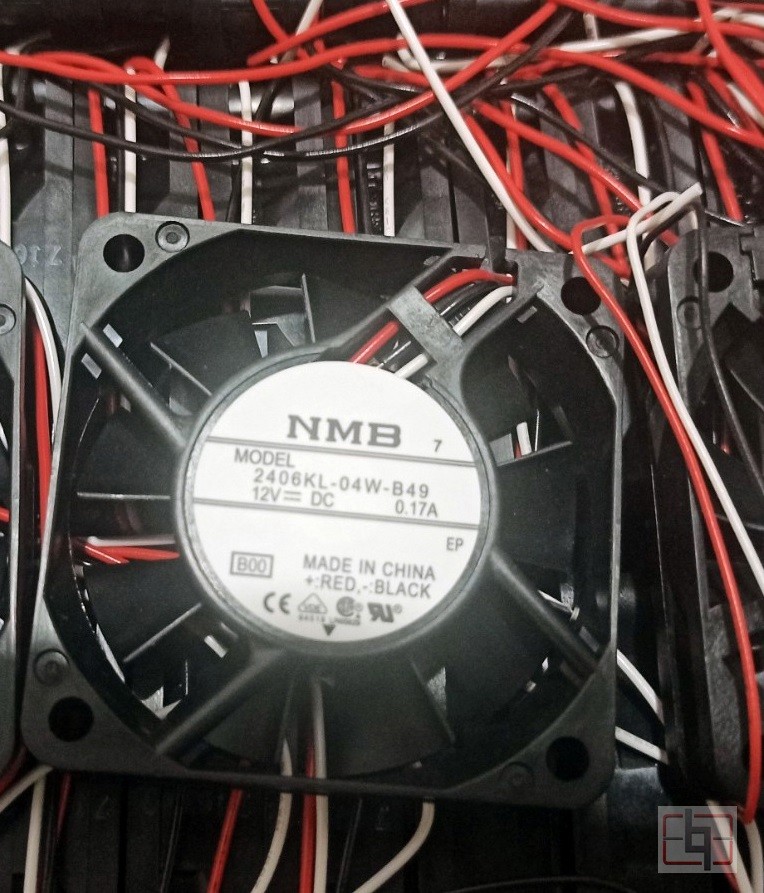 NMB 2406KL-04W-B49 -B00 12V 0.17A 3wires Cooling Fan
