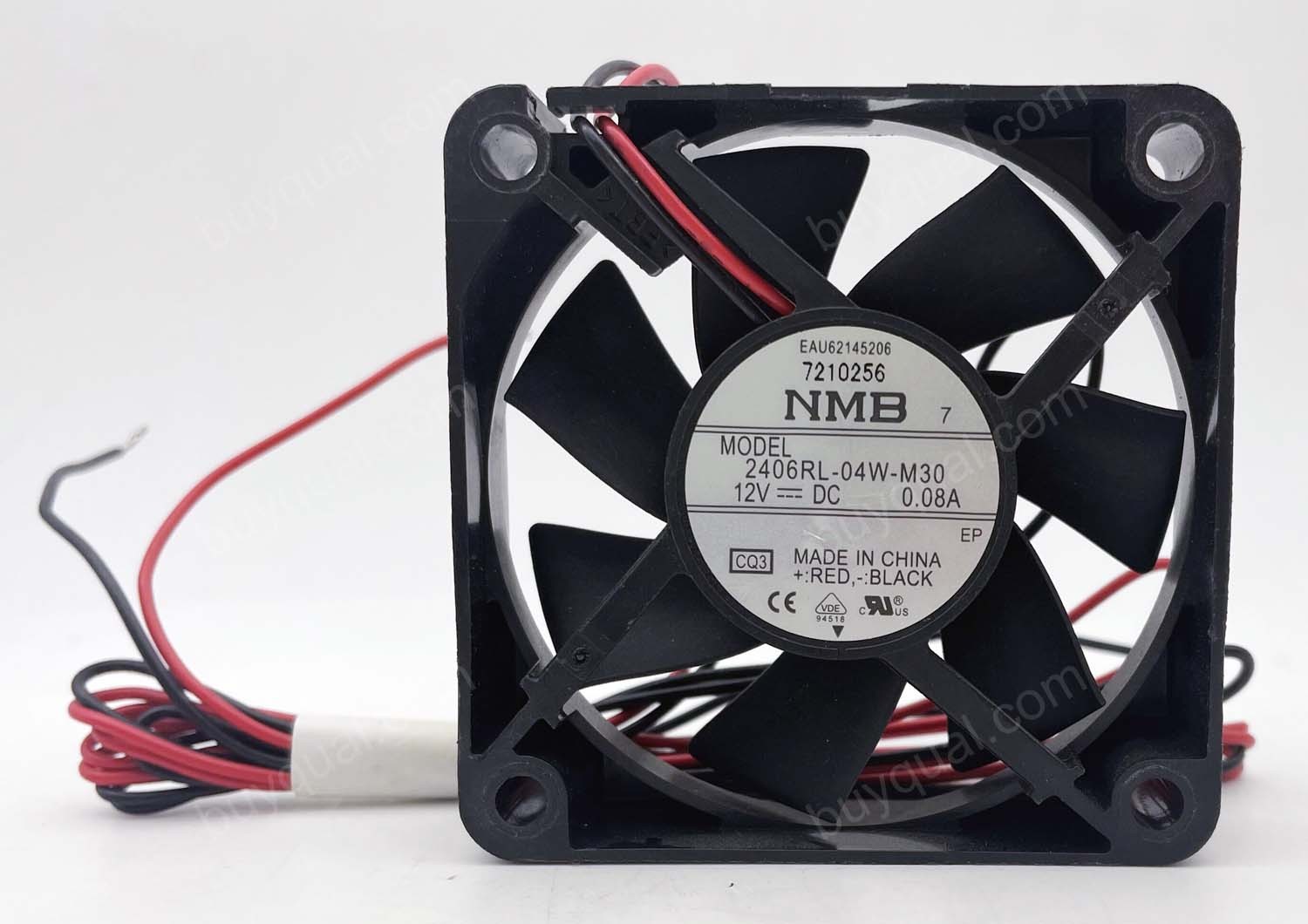 NMB 2406RL-04W-M30 12V 0.08A 2wires Cooling Fan 