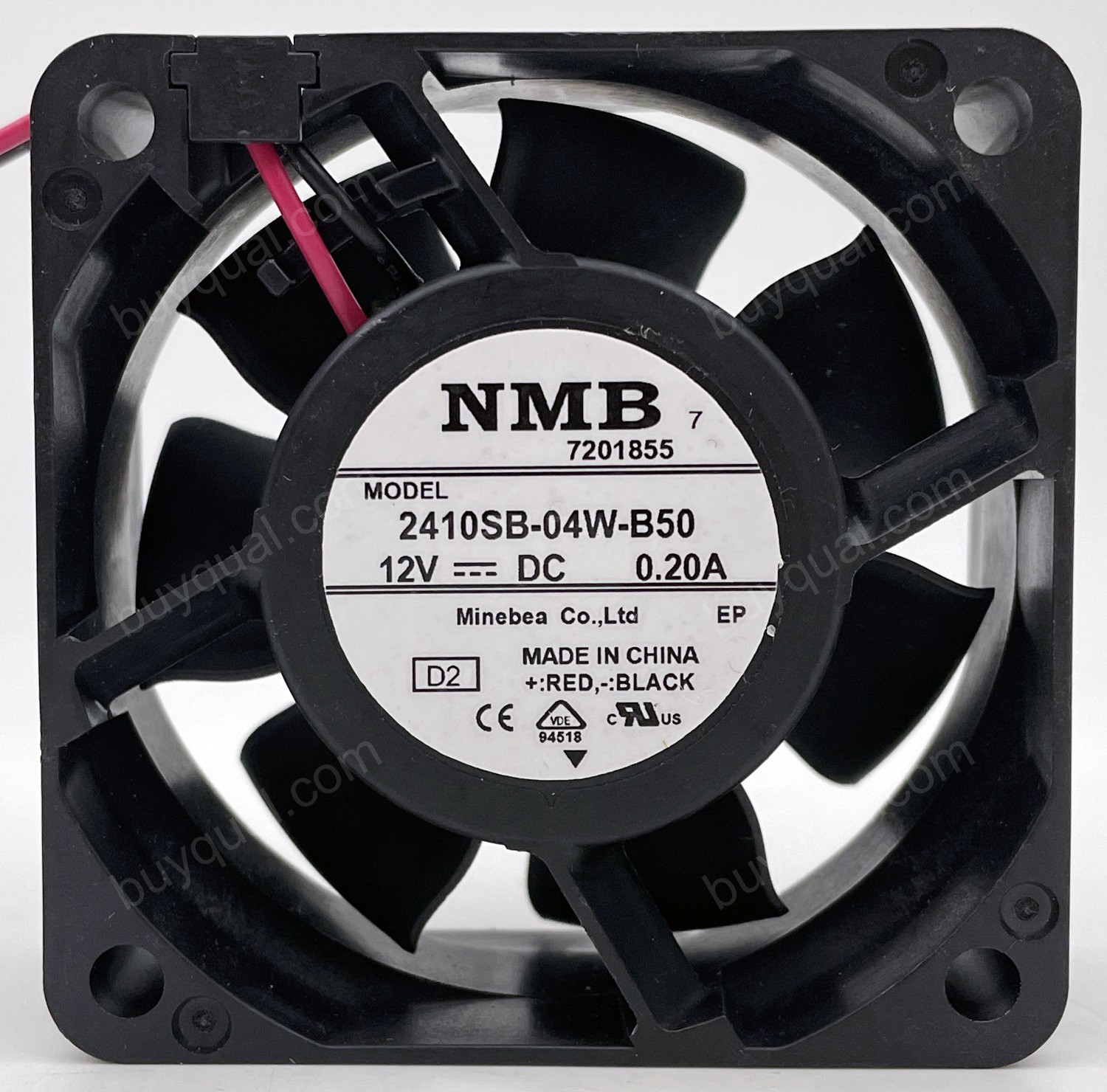 NMB 2410SB-04W-B50 12V 0.20A 2wires Cooling Fan