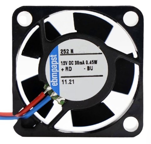 Ebmpapst 252N ( VWCA025AHBAS 9290904203 ) 12V 0.5W 2wires Cooling Fan - Original New