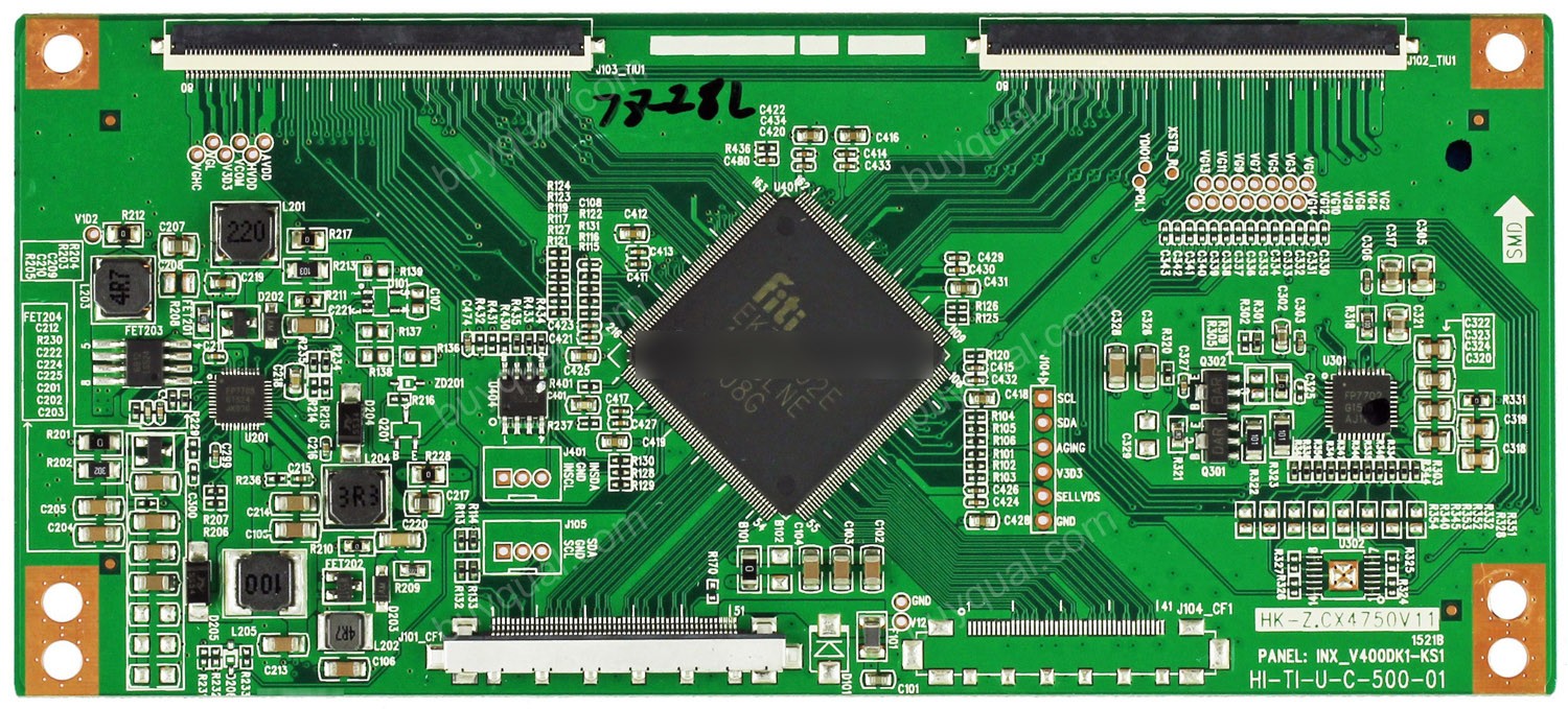 CMO V420DK1-QS1 TX-15090078-2 HK-Z.CX4750V11 INX_V400DK1-KS1 HI-TI-U-C-500-01 T-Con Board (42-inch models ONLY)