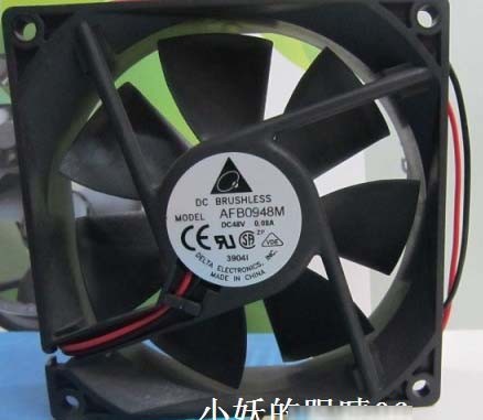 DELTA AFB0948M 48V 0.09A 2.4W 2wires Cooling Fan
