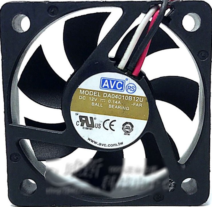 AVC DA04010B12U 12V 0.14A 3wires Cooling Fan