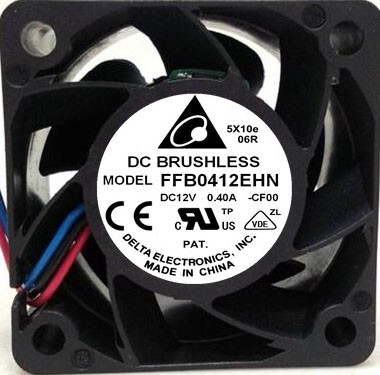 DELTA FFB0412EHN 12V 0.40A 3wires Cooling Fan