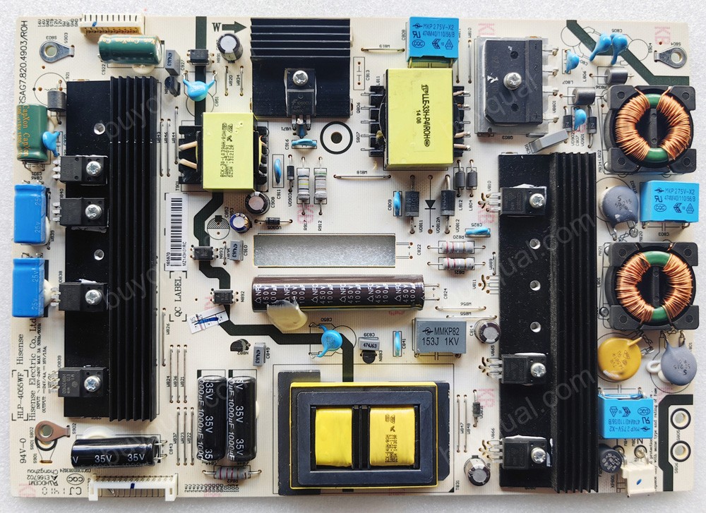 Hisense 165970 RSAG7.820.4903/ROH HLP-4055WF Power Supply/LED Board for LED39K600X3DU