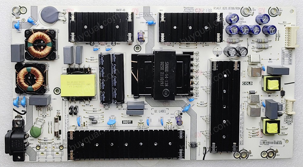 Hisense 305560 RSAG7.820.8788/ROH HLL-5465WI Power Supply/LED Board