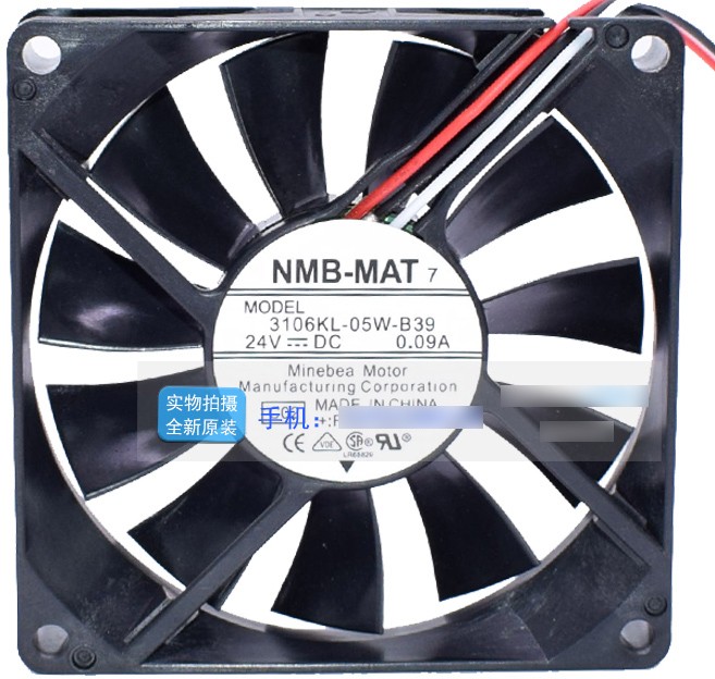 NMB 3106KL-05W-B39 24V 0.09A 2wires 3wires Cooling Fan - Picture need