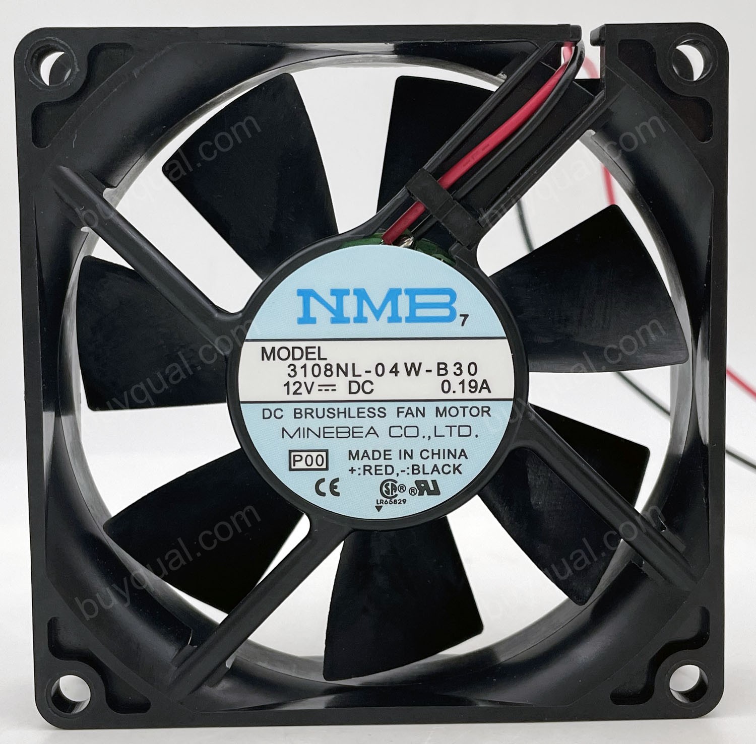 NMB 3108NL-04W-B30 12V 0.19A 2wires Cooling Fan