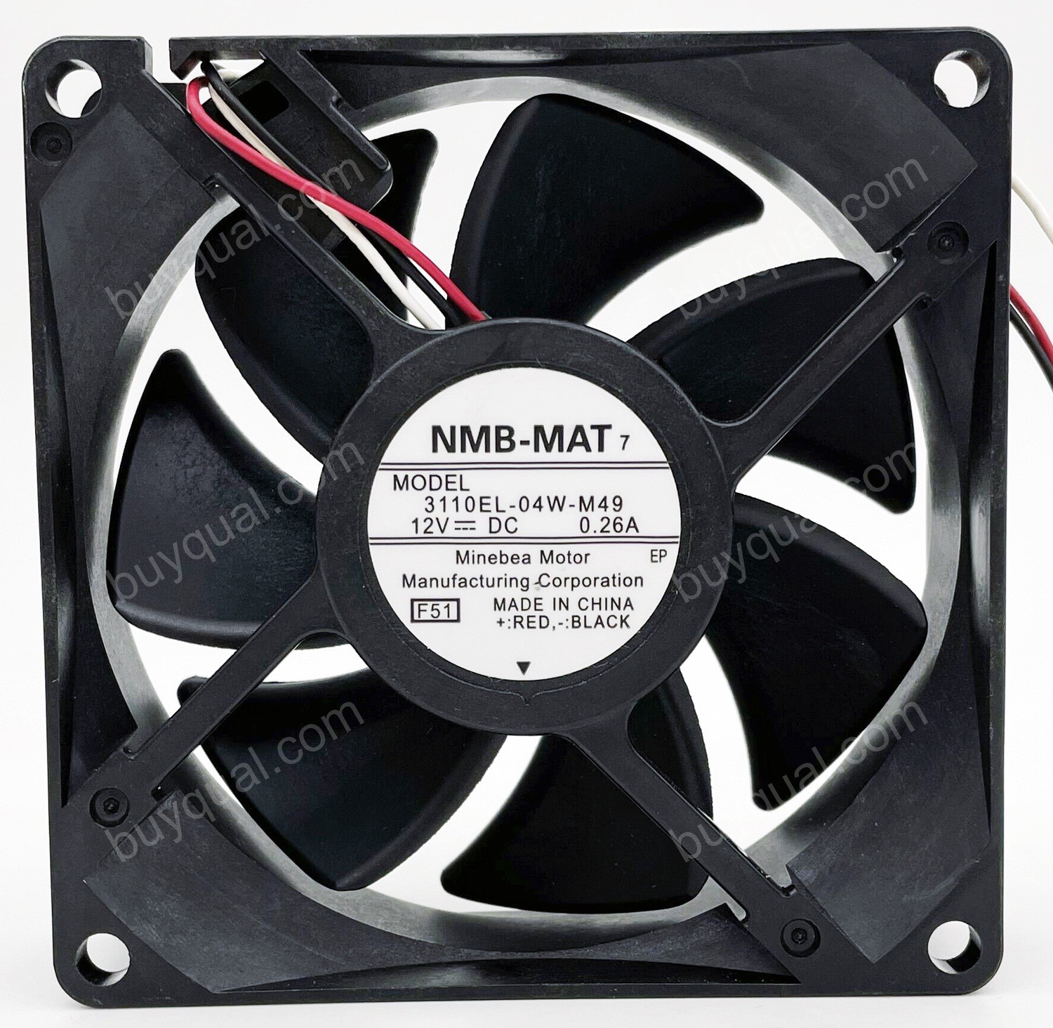 NMB 3110EL-04W-M49 12V 0.26A 3wires Cooling Fan