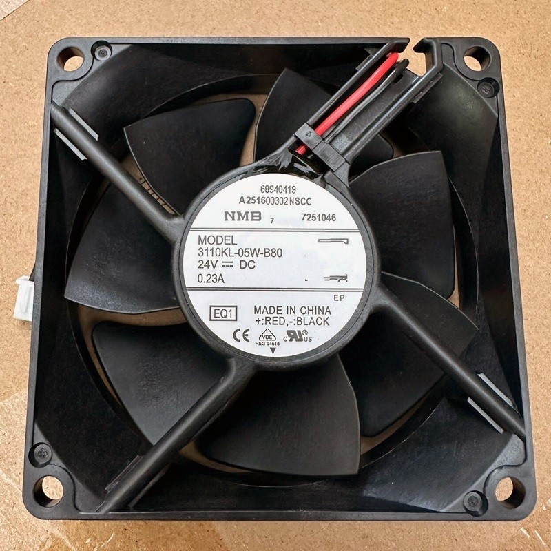 NMB 3110KL-05W-B80 24V 0.23A 2wires cooling fan