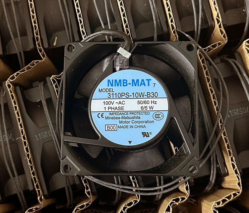 NMB 3110PS-10W-B30 100V 6/5W 2wires Cooling Fan