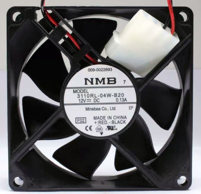 NMB 3110RL-04W-B20 12V 0.13A 2wires Cooling Fan