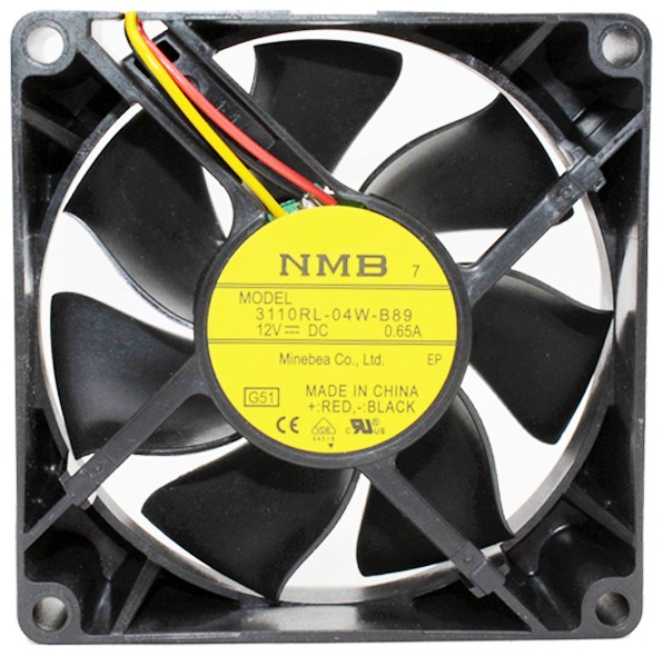 NMB 3110RL-04W-B89 12V 0.65A 3wires Cooling Fan