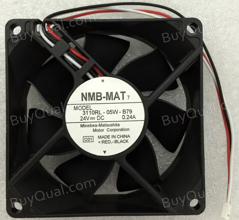 NMB 3110RL-05W-B79 24V 0.24A 3wires Cooling Fan