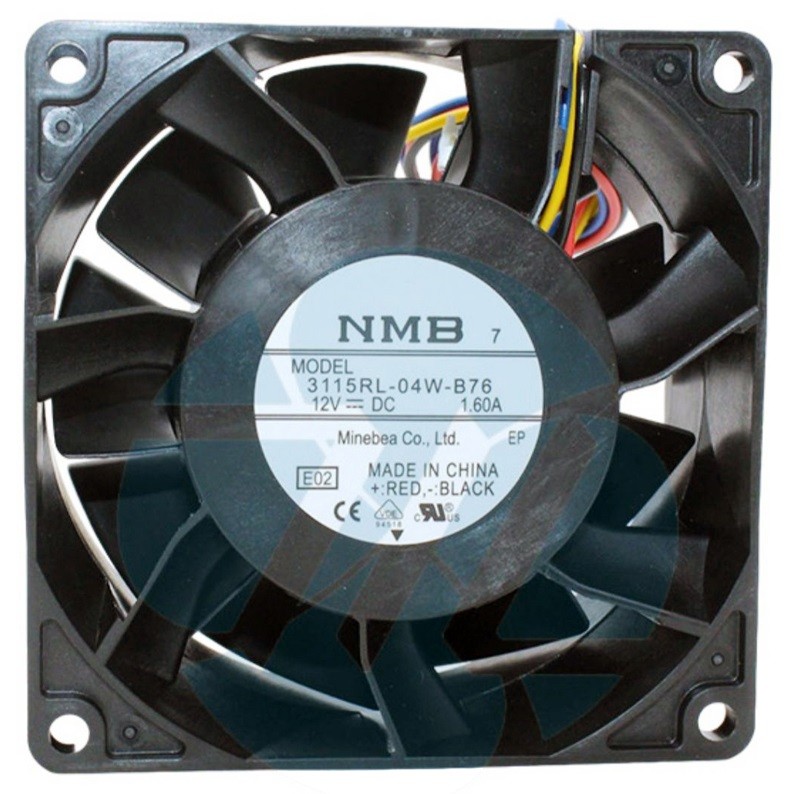 NMB 3115RL-04W-B76 12V 1.60A 4wires Cooling Fan